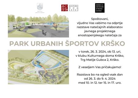 Vabilo - razstava Park urbanih športov KK